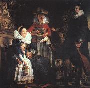 Jacob Jordaens The Painter's Family Spain oil painting artist
